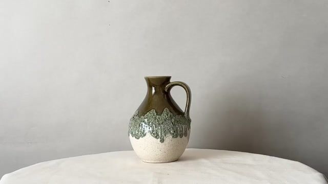 ドイツ　Fat Lava Bay keramik社製　92-17 花瓶 ドイツ Fat Lava Bay keramik社製 92-17 花瓶 VINTAGE｜W.Germany Fat