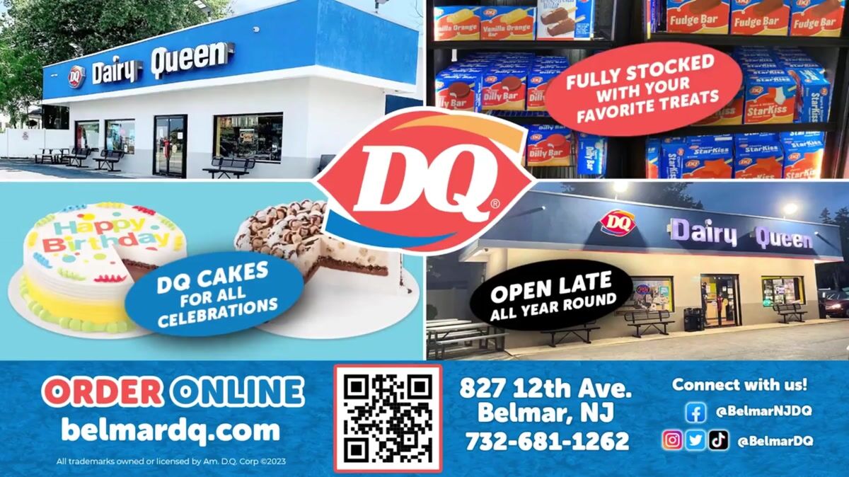 Dairy Queen in Belmar, NJ serving Soft Serve & Ice Cream. Belmar